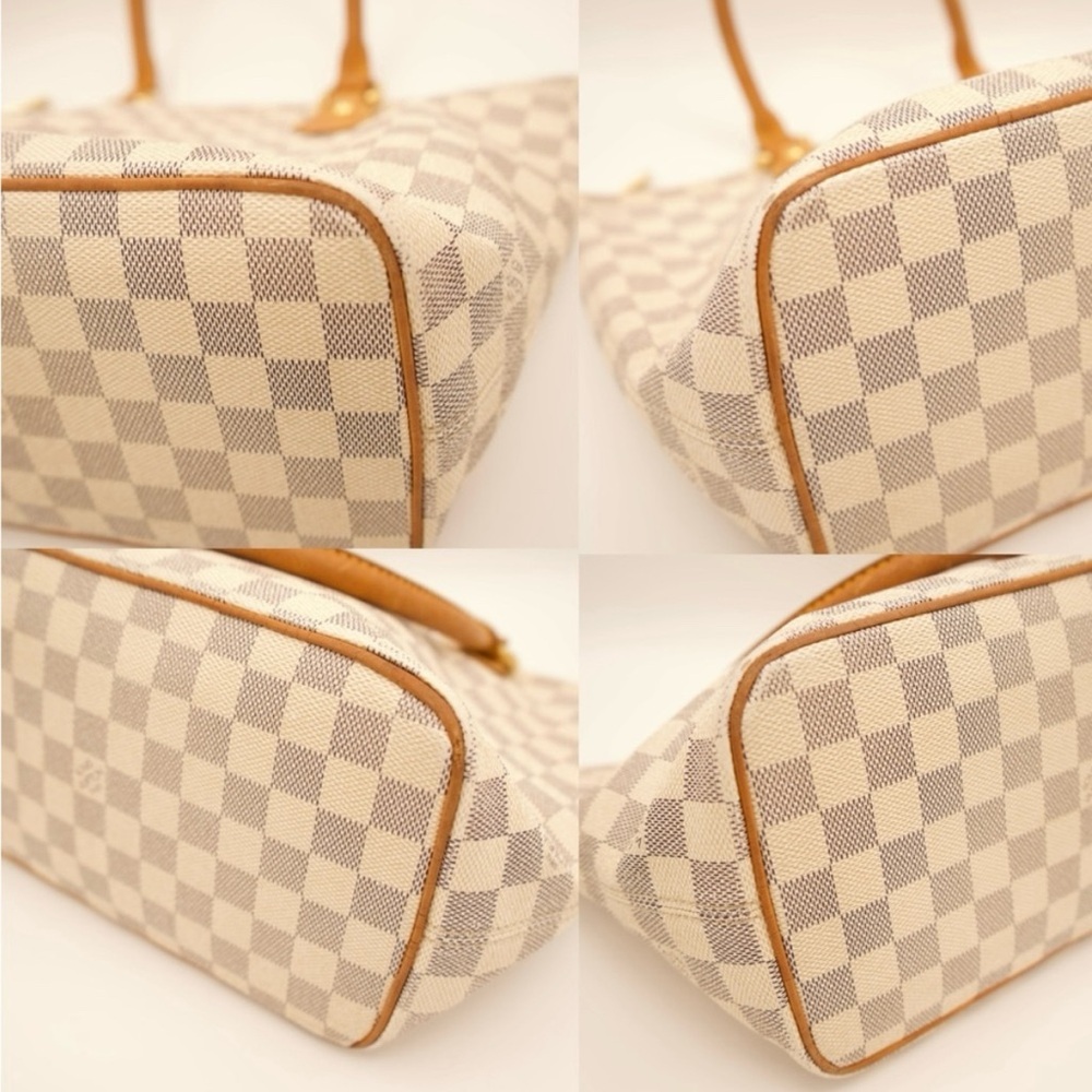 Louis Vuitton Bundle Damier Azur Saleya and Damier Azur Sarah Wallet GUC - Picture 9 of 13
